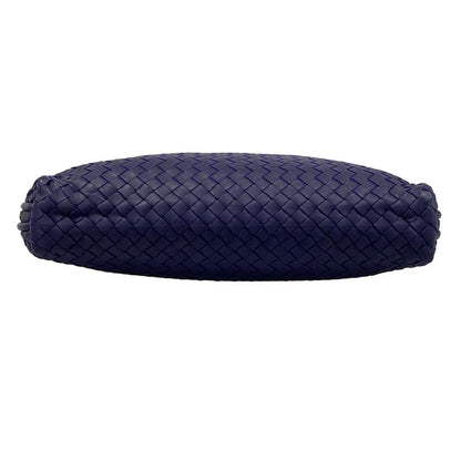 Bottega Veneta Shoulder Bag Nodini Navy Leather