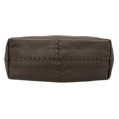 Bottega Veneta Shoulder Bag Dark Brown Leather