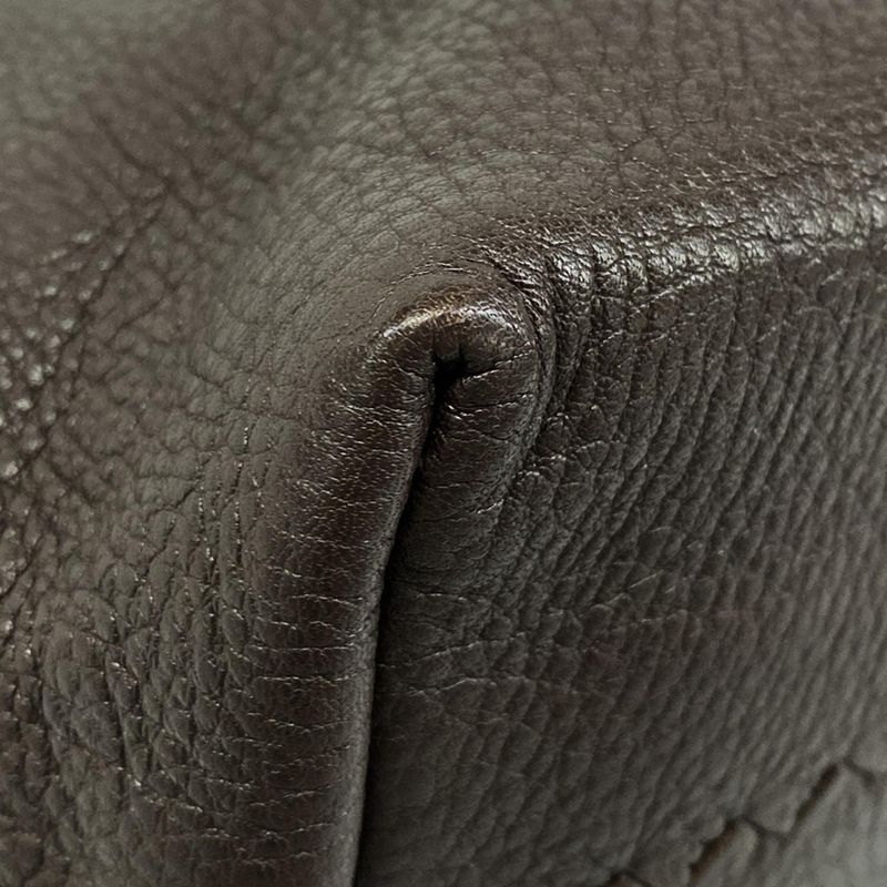 Bottega Veneta Shoulder Bag Dark Brown Leather