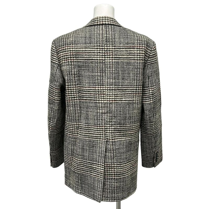 Celine Jacket 34 S Tomboy Tailored Ivory Black Multi