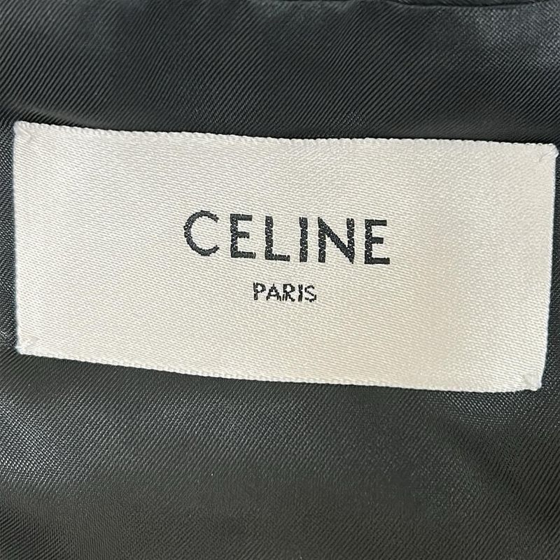 Celine Jacket 34 S Tomboy Tailored Ivory Black Multi