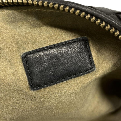 Bottega Veneta Handbag Intrecciato Black Leather