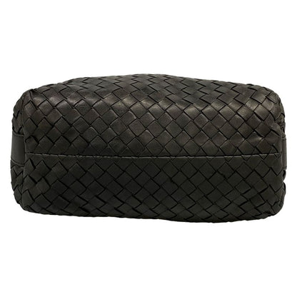 Bottega Veneta Handbag Intrecciato Black Leather