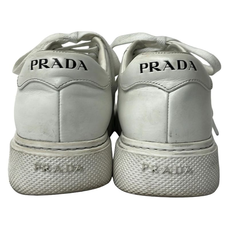 Prada Sneakers 37.5 White Leather