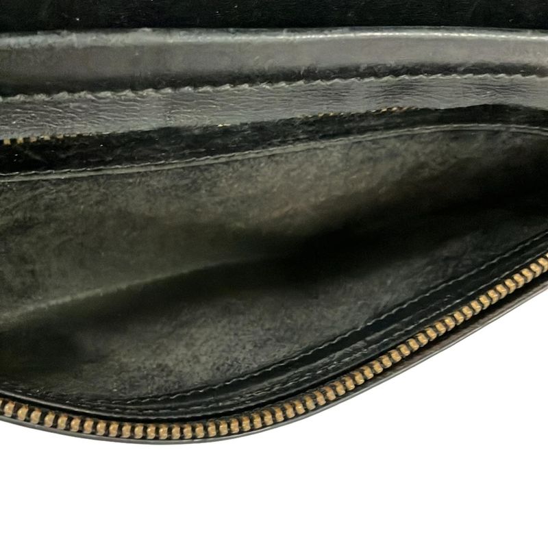 Bottega Veneta Wallet Intrecciato Black Zip Around with Handle Leather