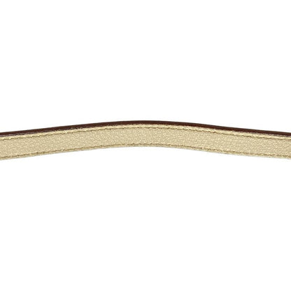 Gucci Shoulder Bag Charmi Beige Dark Brown Ivory Leather