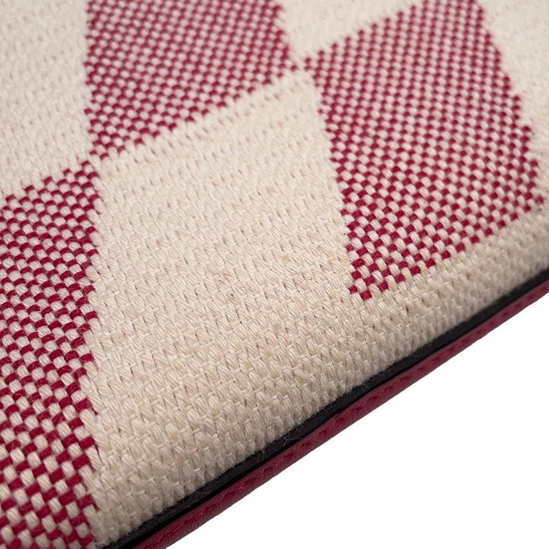Hermes Tote H-en-Billets PM Franboise Toile Ash Swift 2-Way Framboise
