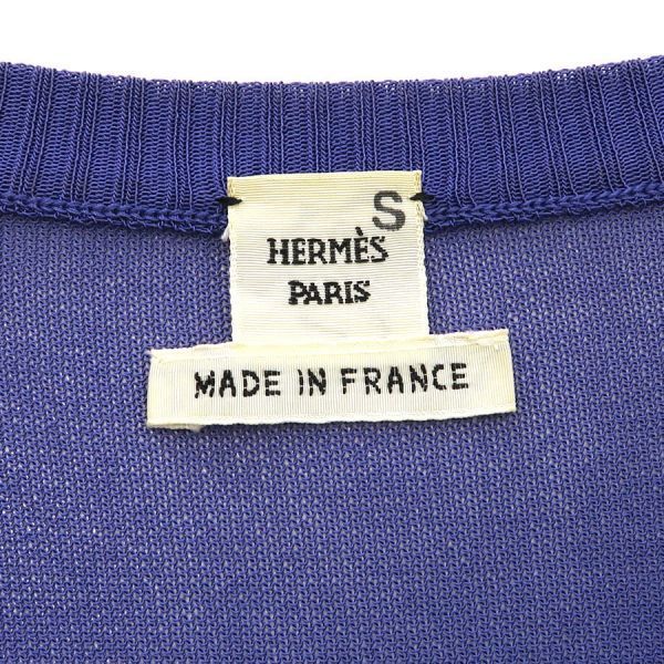 Hermes Neck Top Purple 34