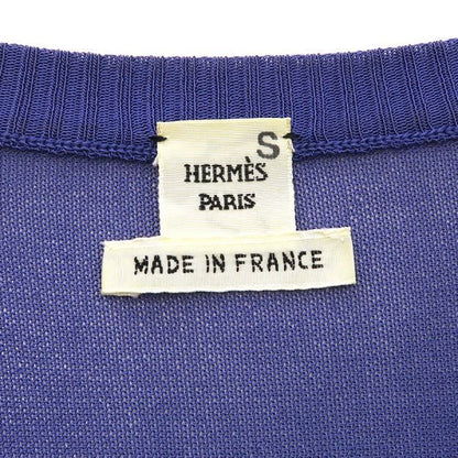 Hermes Neck Top Purple 34