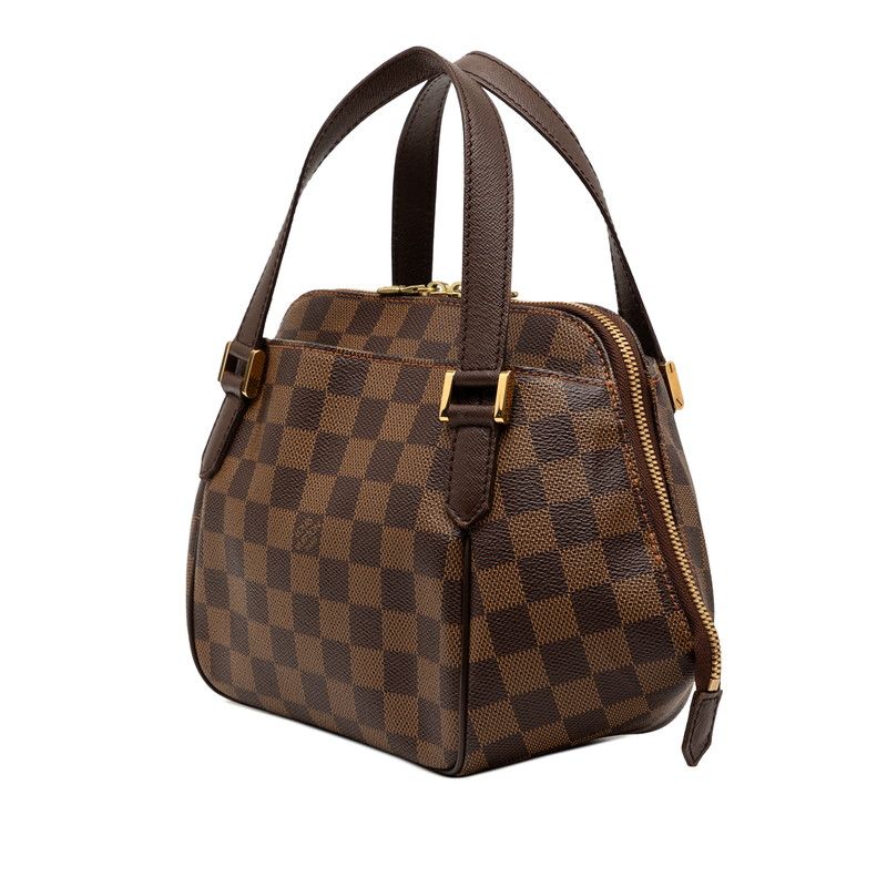 Louis Vuitton Damier Belem PM Brown Leather Handbag