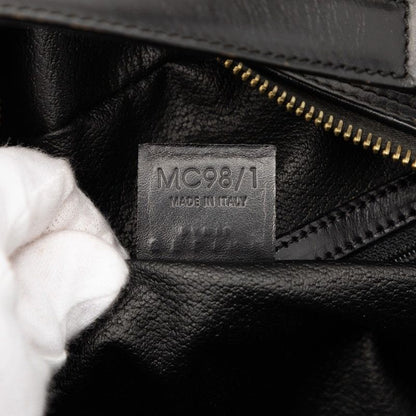 Celine Macadam Black Brown Leather Handbag