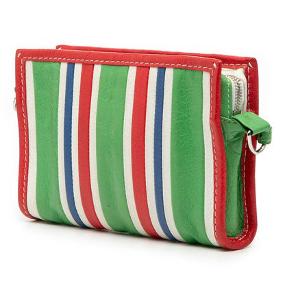 Balenciaga Bazaar Pochette Multicolor Leather Shoulder Bag