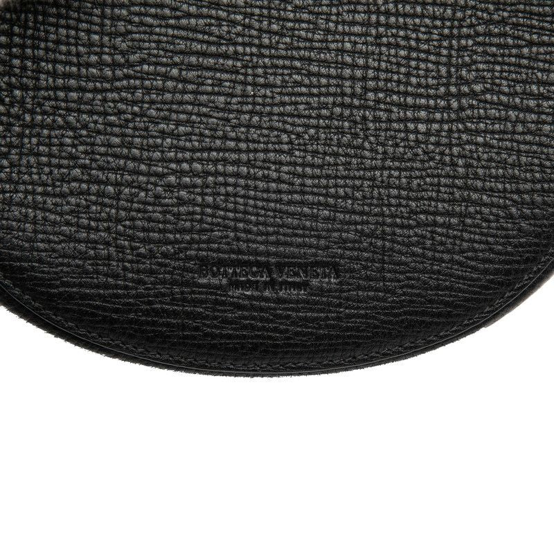 Bottega Veneta Shoulder Bag Pouch Black Leather