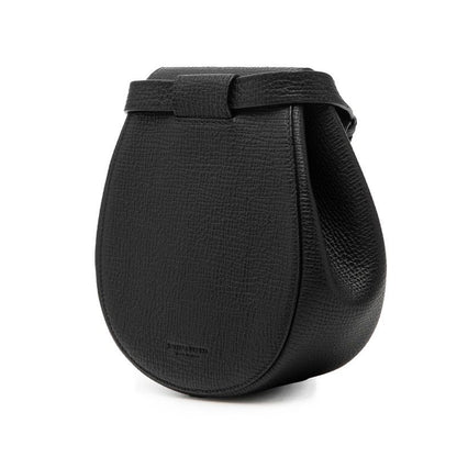 Bottega Veneta Shoulder Bag Pouch Black Leather