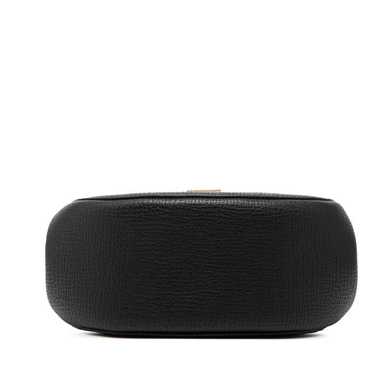 Bottega Veneta Shoulder Bag Pouch Black Leather
