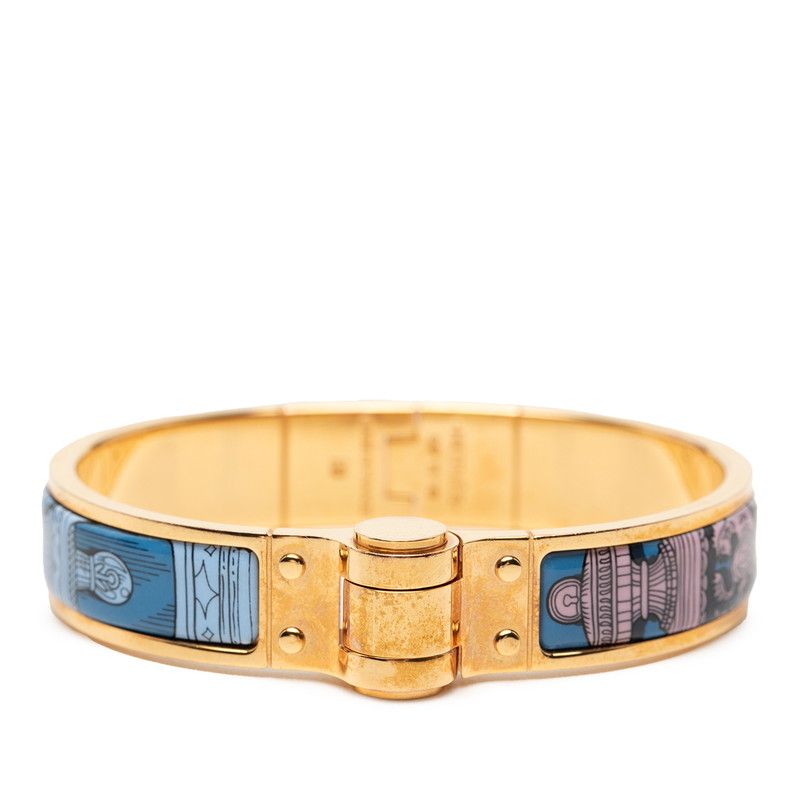 Hermes Charnier PM Gold Multicolor Plated