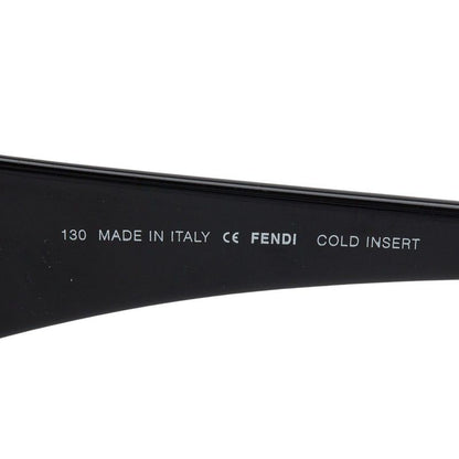 Fendi Logo Black Plastic Shoulder Bag