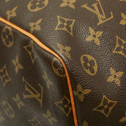 Louis Vuitton Monogram Keepall 60 Boston Bag Brown
