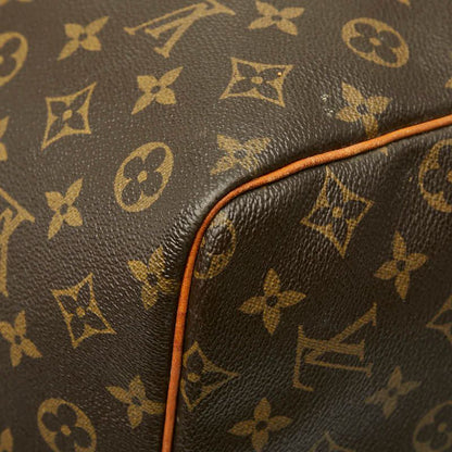 Louis Vuitton Monogram Keepall 60 Boston Bag Brown