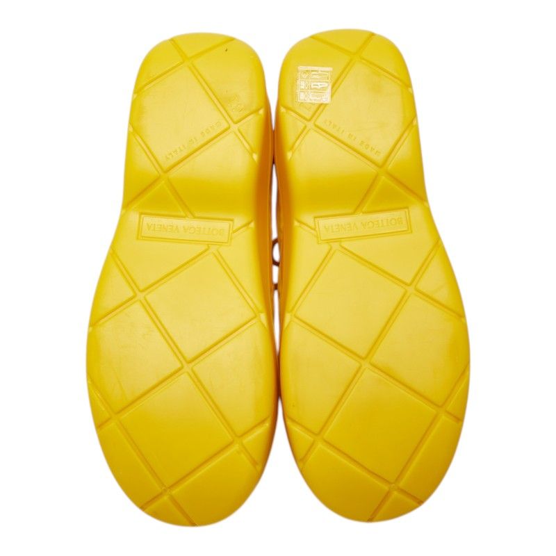 Bottega Veneta Paddle Bomber Boots Sneakers Shoes Yellow