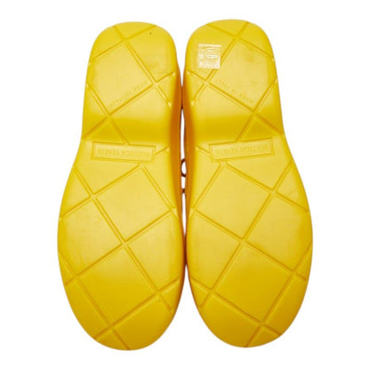 Bottega Veneta Paddle Bomber Boots Sneakers Shoes Yellow