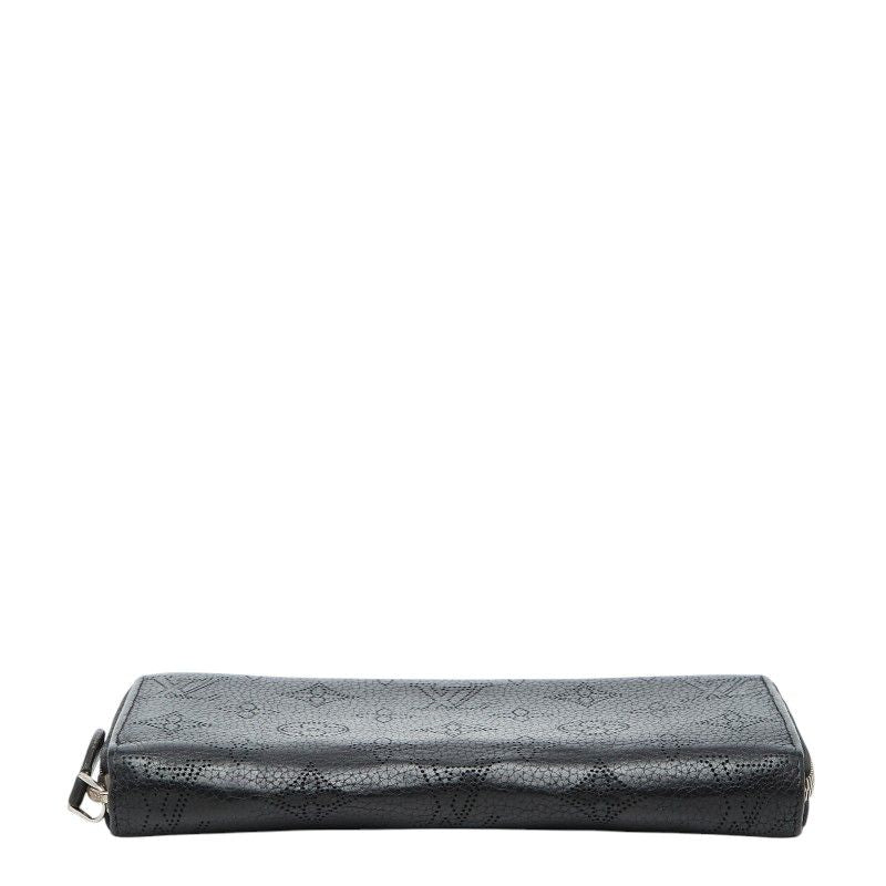 Louis Vuitton Monogram Mahina Zippy Wallet Zip Around Noir Black