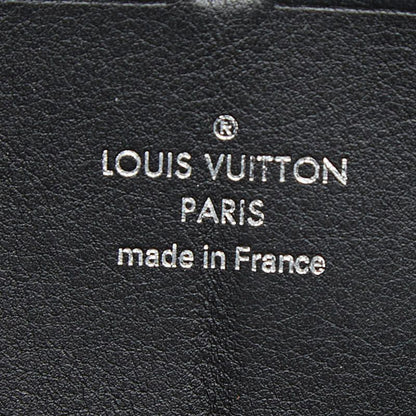 Louis Vuitton Monogram Mahina Zippy Wallet Zip Around Noir Black