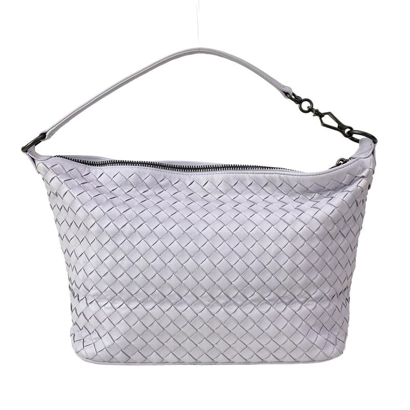 Bottega Veneta Shoulder Bag Small Light Purple Leather