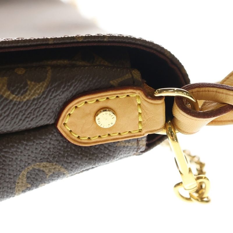 Louis Vuitton Monogram Favorite MM Brown Shoulder Bag