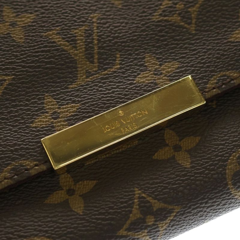 Louis Vuitton Monogram Favorite MM Brown Shoulder Bag
