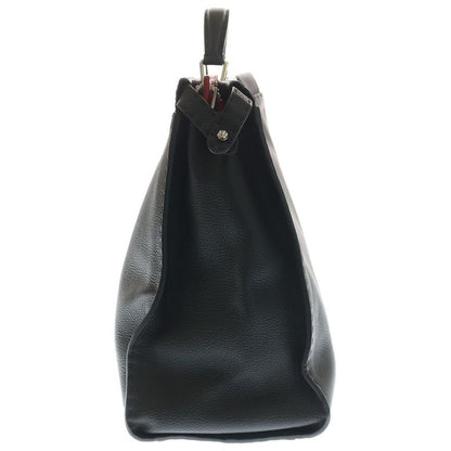 Fendi Selleria Peekaboo 2-Way Tote Navy Red Leather