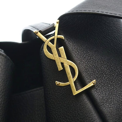 Saint Laurent Paris le 5 a 7 Soft Small Cassandra Leather Handbag Black
