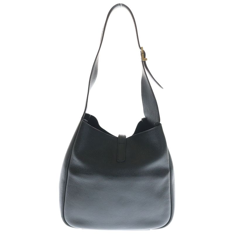 Saint Laurent Paris le 5 a 7 Soft Small Cassandra Leather Handbag Black