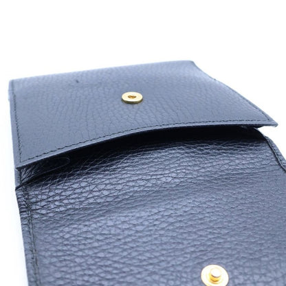 Gucci GG Marmont Leather Compact Wallet Bifold Black