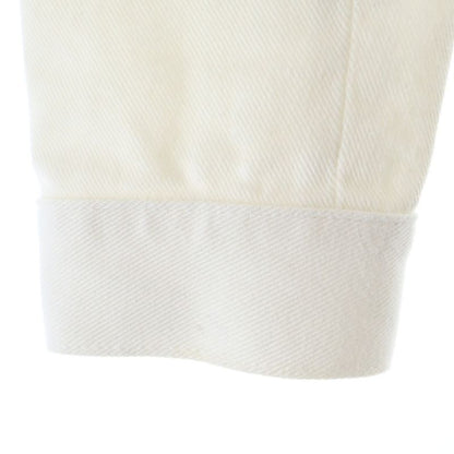 Loewe Sleeve Flower Button Denim Trucker Jacket White