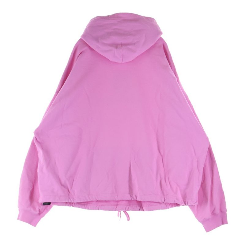 Balenciaga BB Emblem Logo Embroidery Pullover Sweatshirt Hoodie Pink Sweater