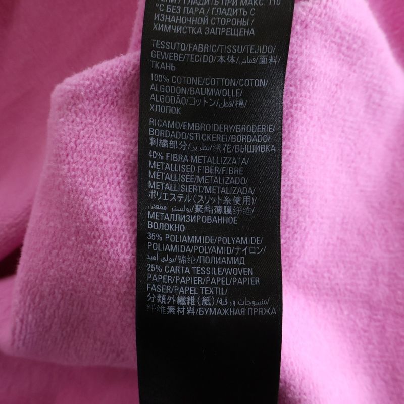 Balenciaga BB Emblem Logo Embroidery Pullover Sweatshirt Hoodie Pink Sweater