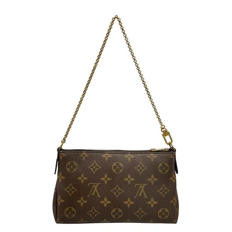 Louis Vuitton Clutch Monogram Pallas Noir Black