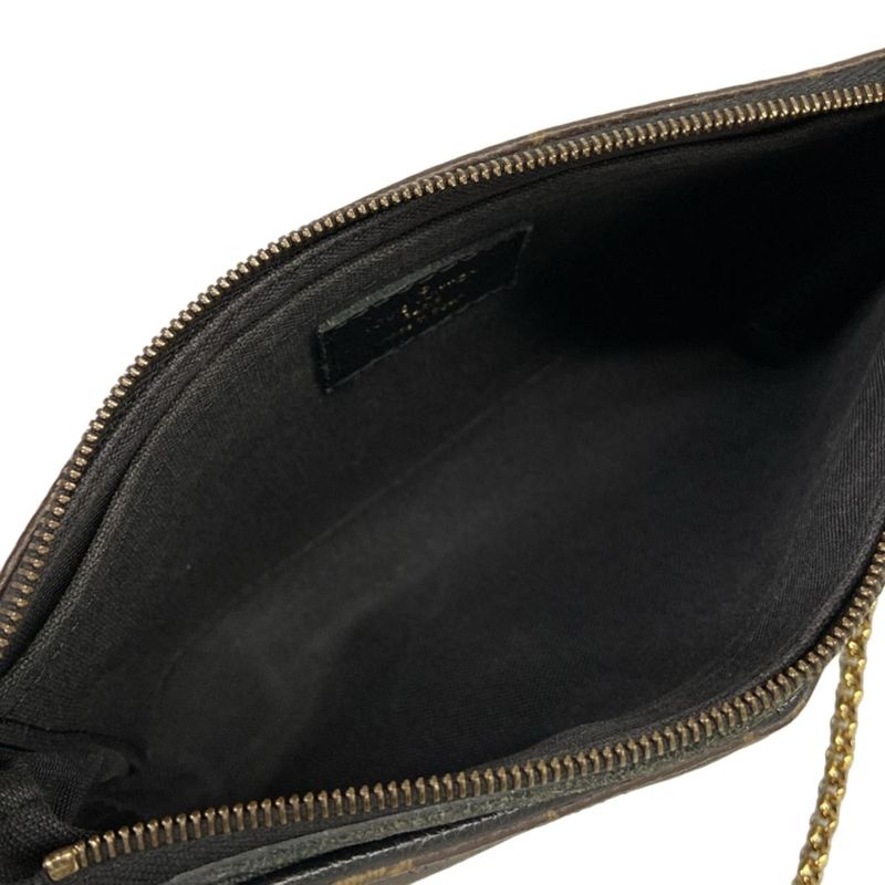 Louis Vuitton Clutch Monogram Pallas Noir Black