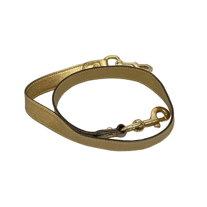Gucci Handbag Indy Beige Dark Brown Gold Leather X Dark