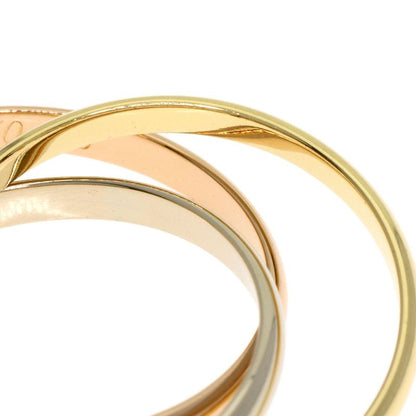 Cartier Trinity 48 Ring 18K Yellow Gold 18K White Pink