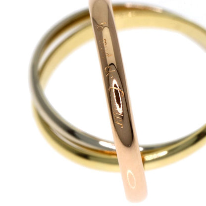 Cartier Trinity 48 Ring 18K Yellow Gold 18K White Pink
