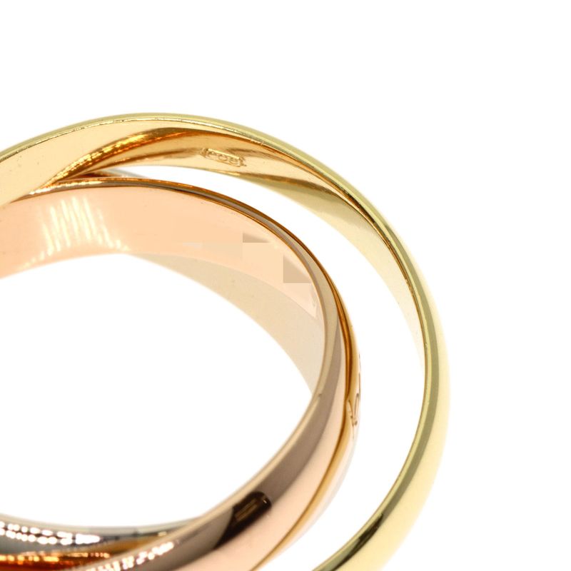 Cartier Trinity Ring 18K Yellow Gold 18K White Pink