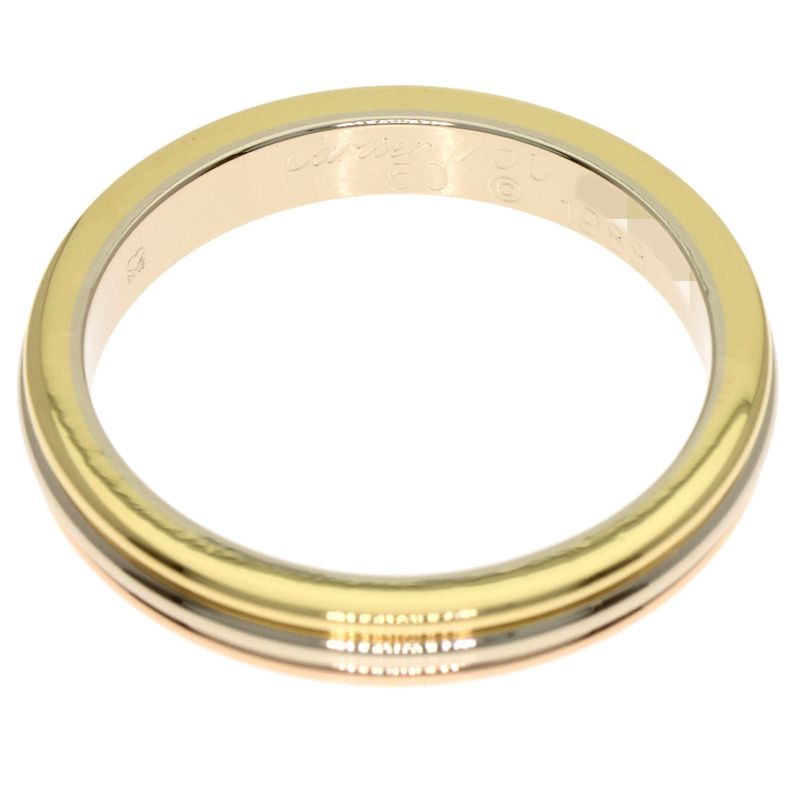 Cartier Colors 50 Ring 18K Yellow Gold 18K White Pink