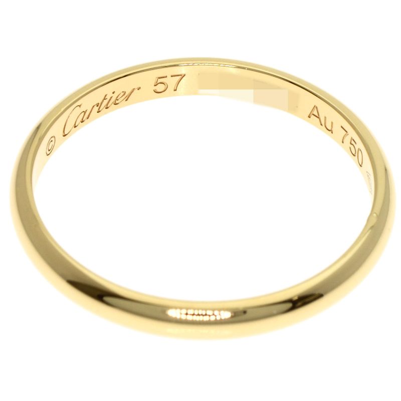 Cartier Wedding 57 Ring 18K Yellow Gold