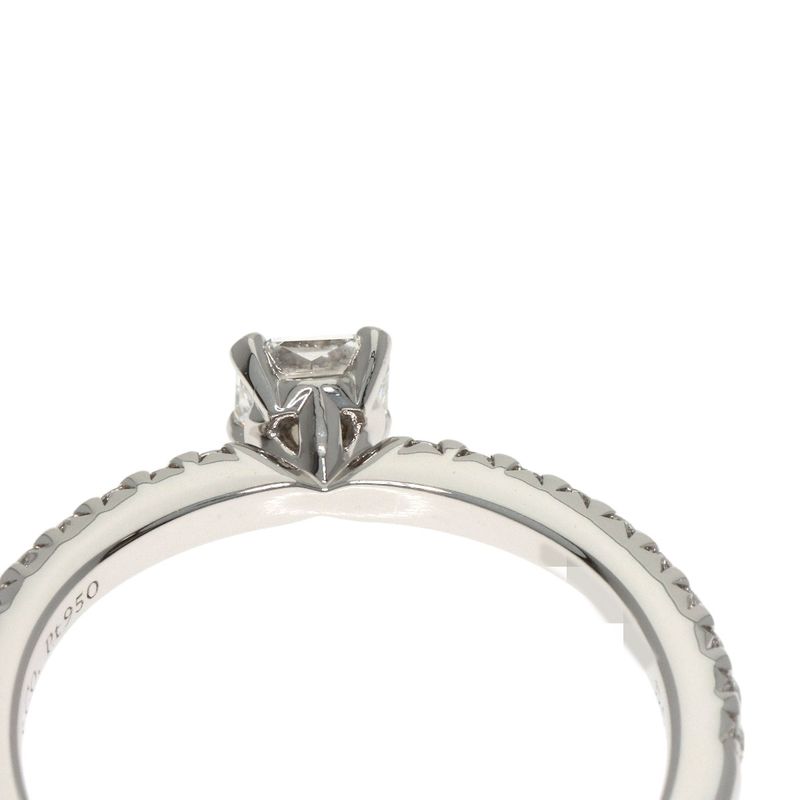Tiffany & Co Square Solitaire Diamond Ring