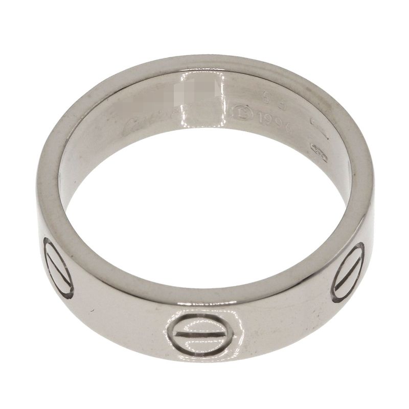 Cartier Love Ring 55 18K White Gold