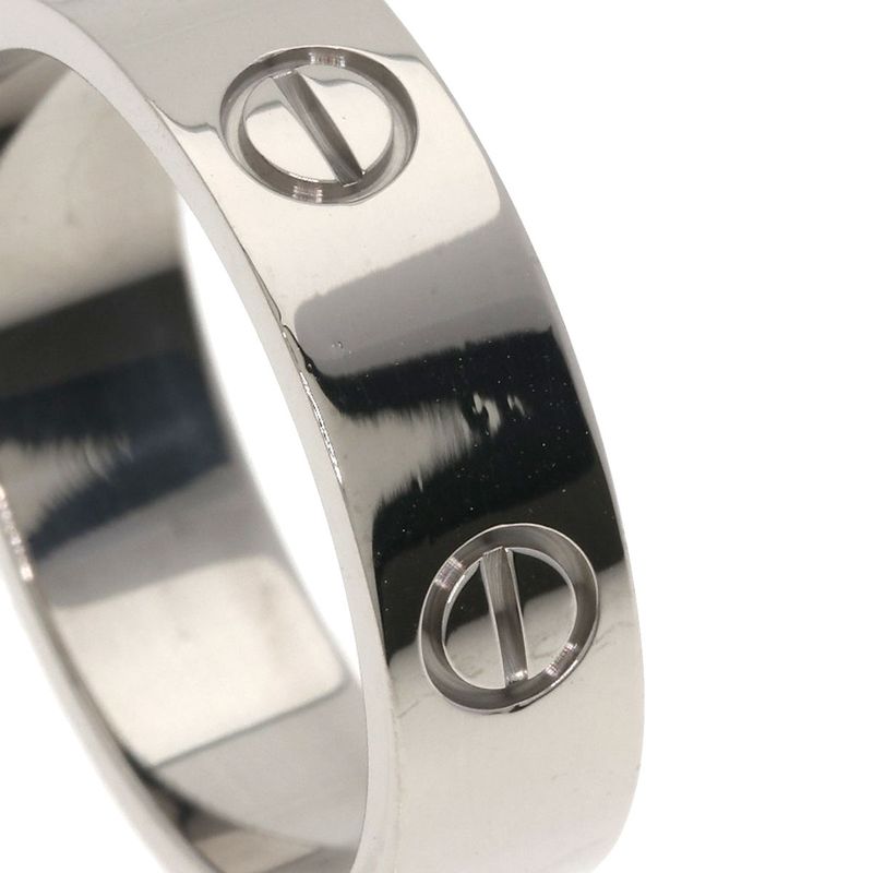 Cartier Love Ring 61 18K White Gold