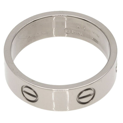 Cartier Love Ring 61 18K White Gold