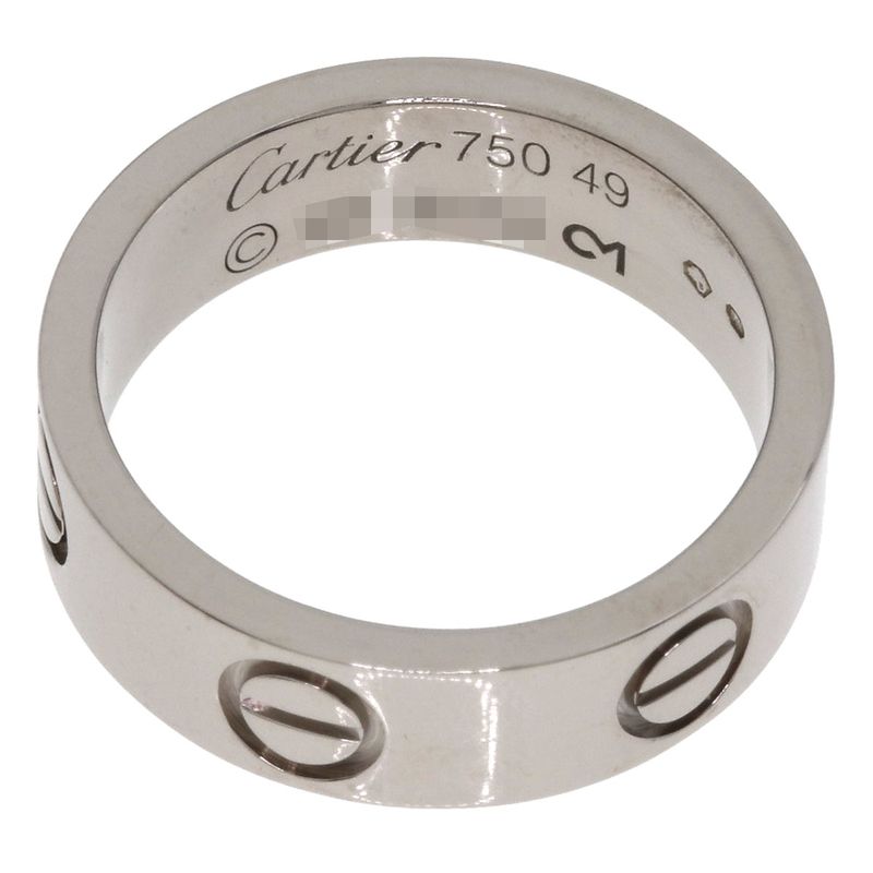 Cartier Love Ring 49 18K White Gold